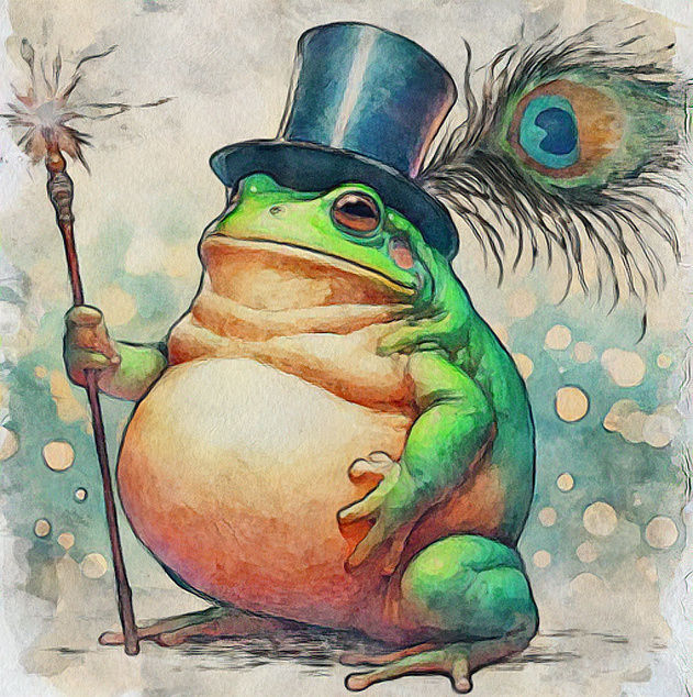 Magic fat frog