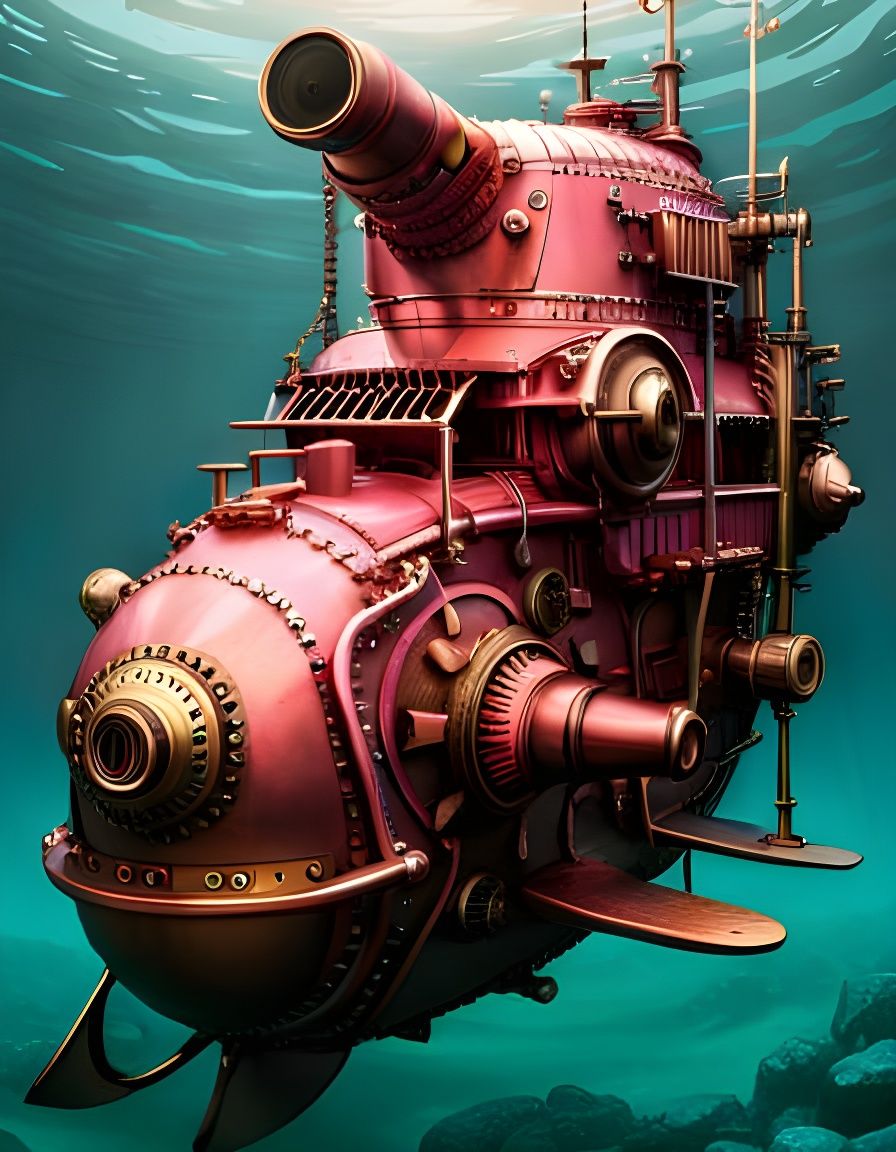 Pink steampunk sub!