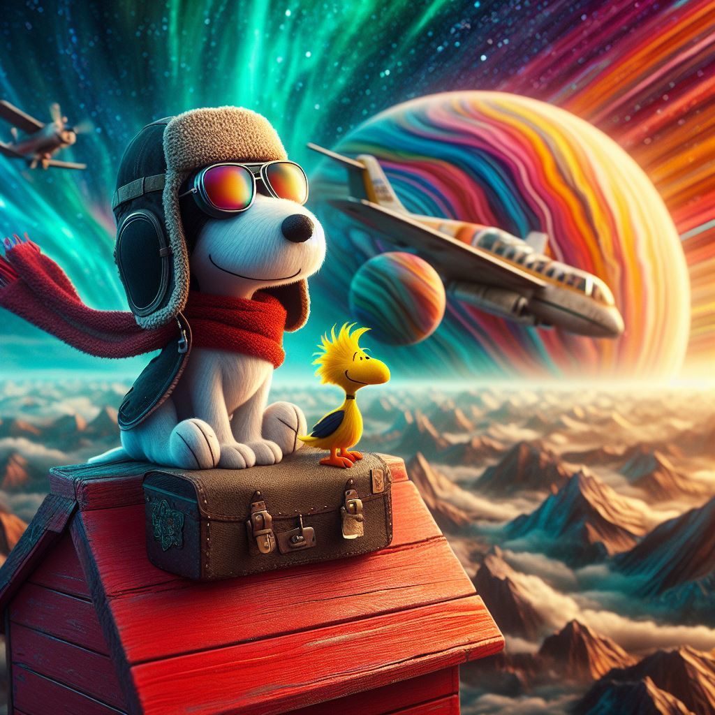 Snoopy and Woodstock