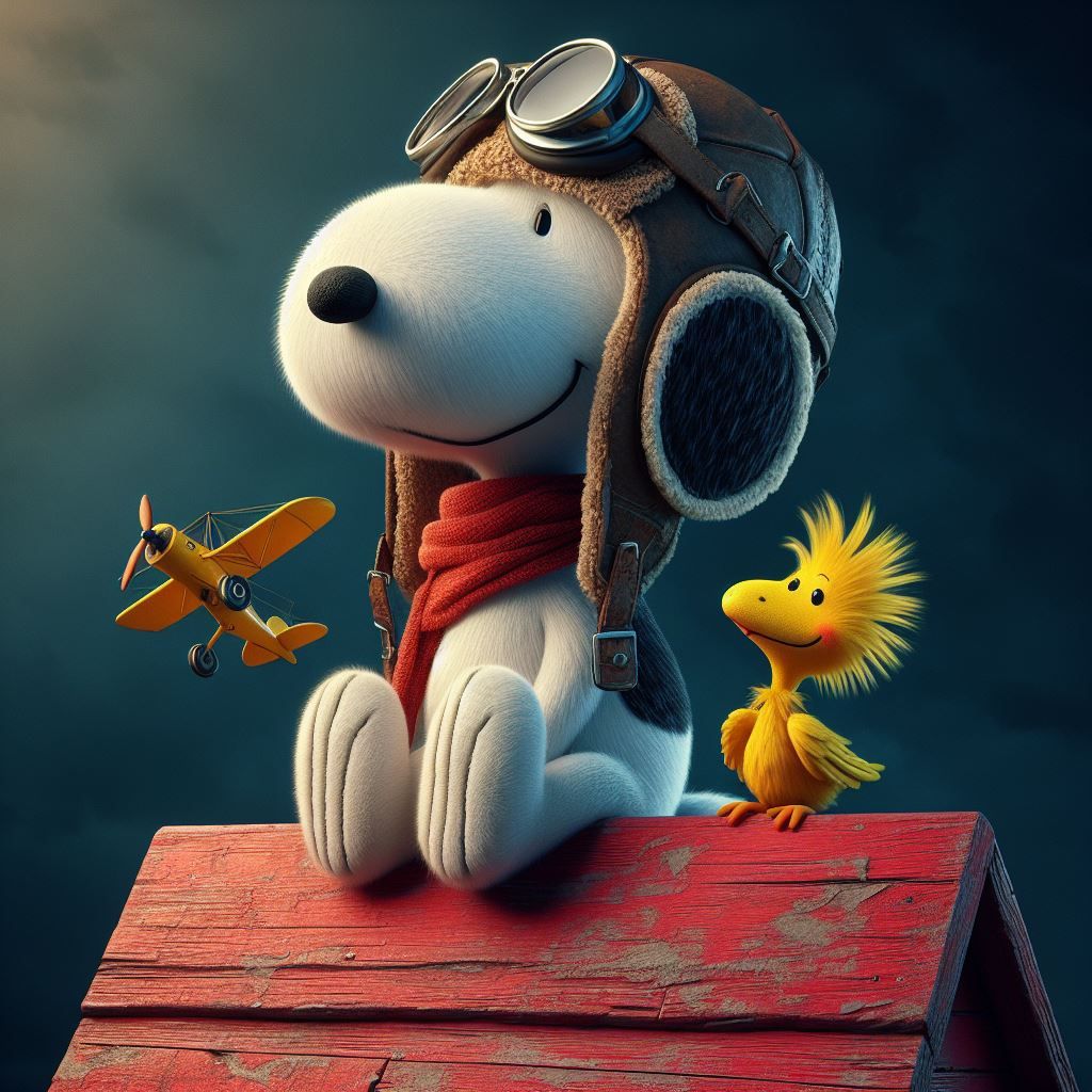 Snoopy and Woodstock