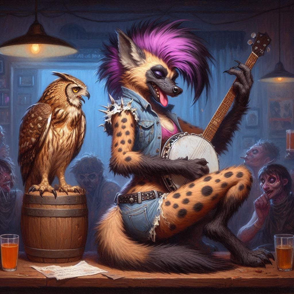 Dookie and Scuzzy Entertain the Bar