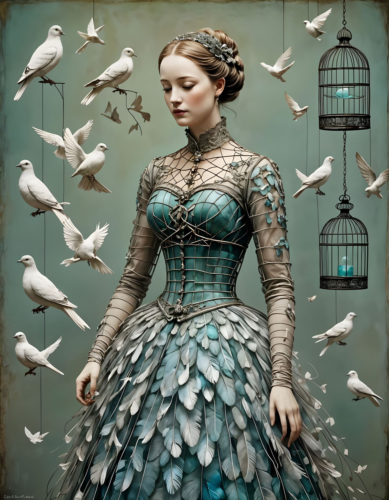 Victorian Birdcage  by @KBunny001