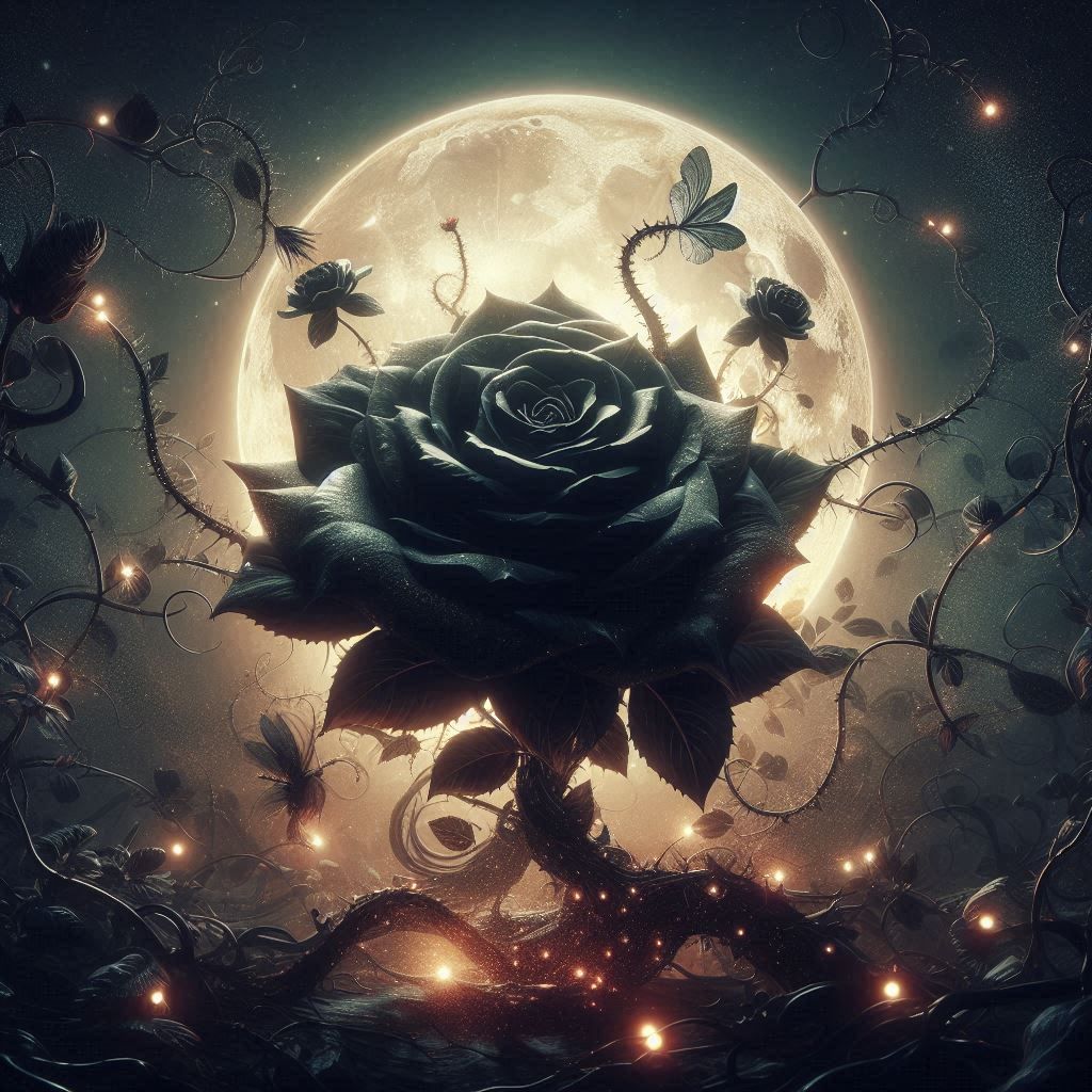 dark fantasy rose