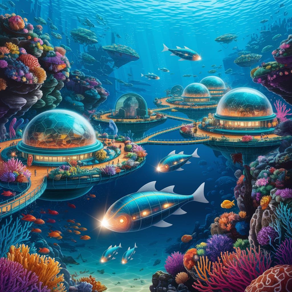 human life underwater  by @photon