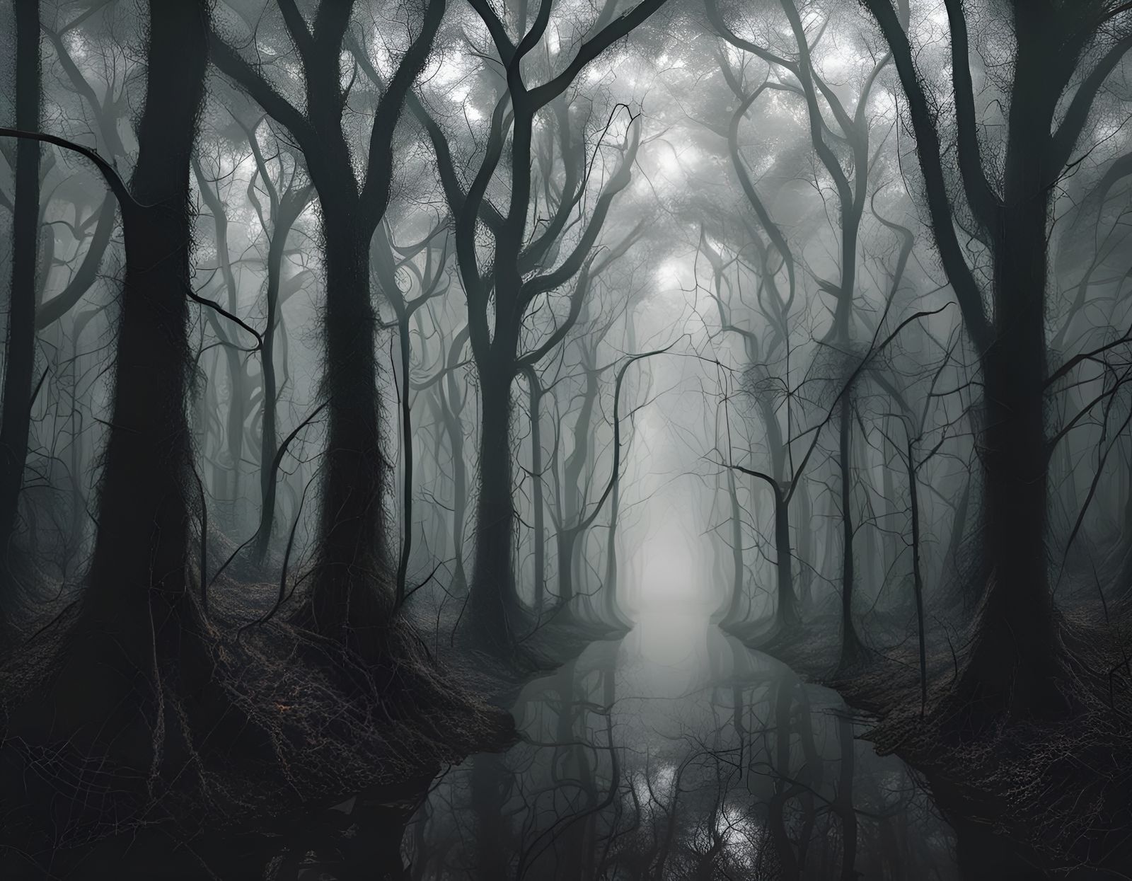 Silken Woods  by @Loredad