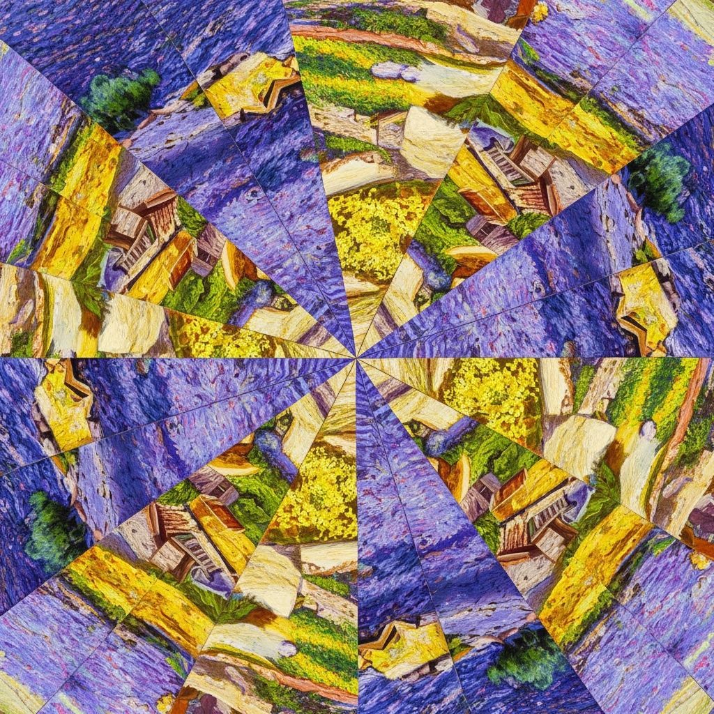 Lavender and sunflower fields in The Provence.