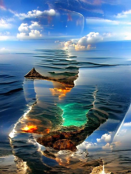 Looking at the ocean sometimes takes away what madness is ha...