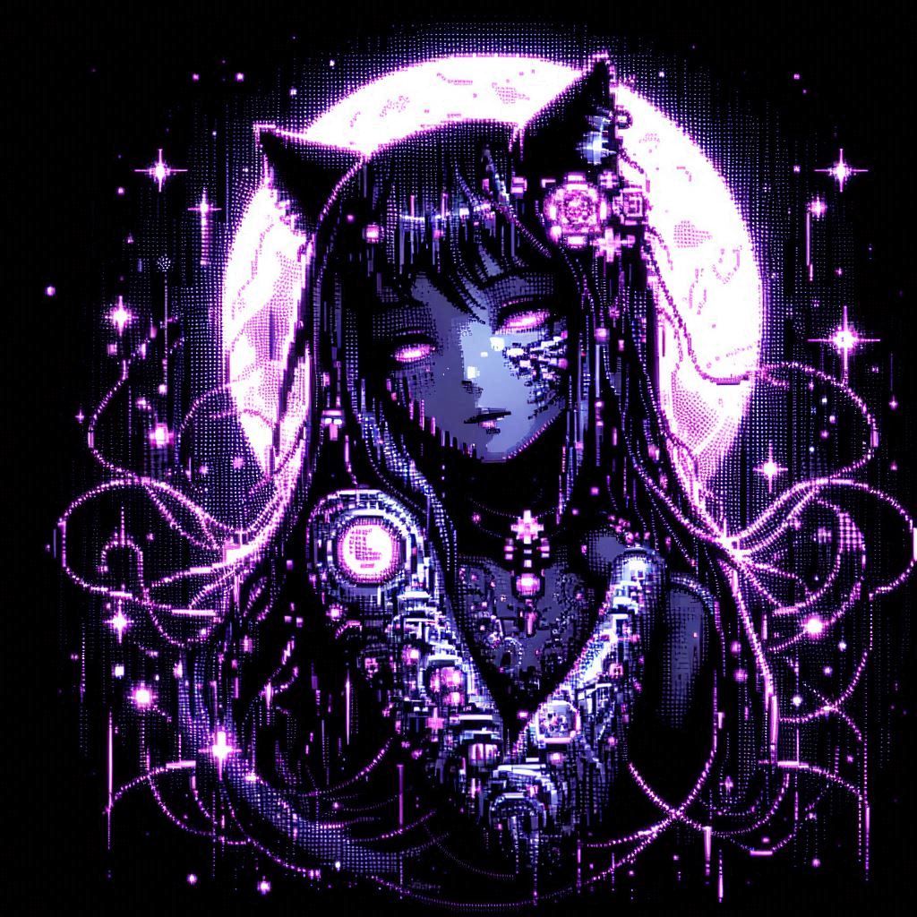 Her soul glows in the moonlight