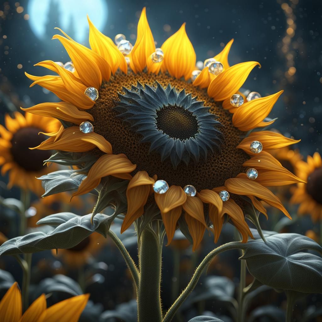 Sunflower    by @HowlingWolf