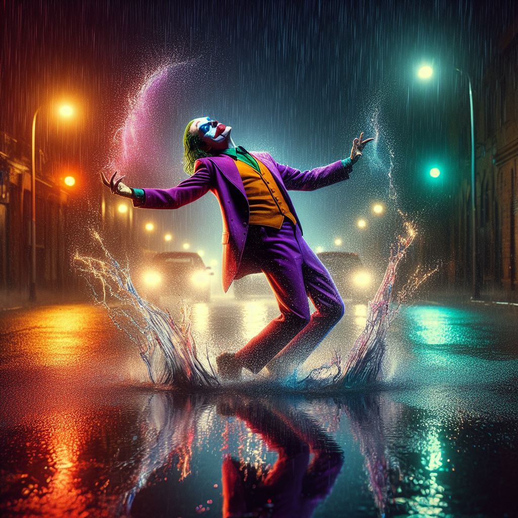 Joker Tap Dancing in the Rain