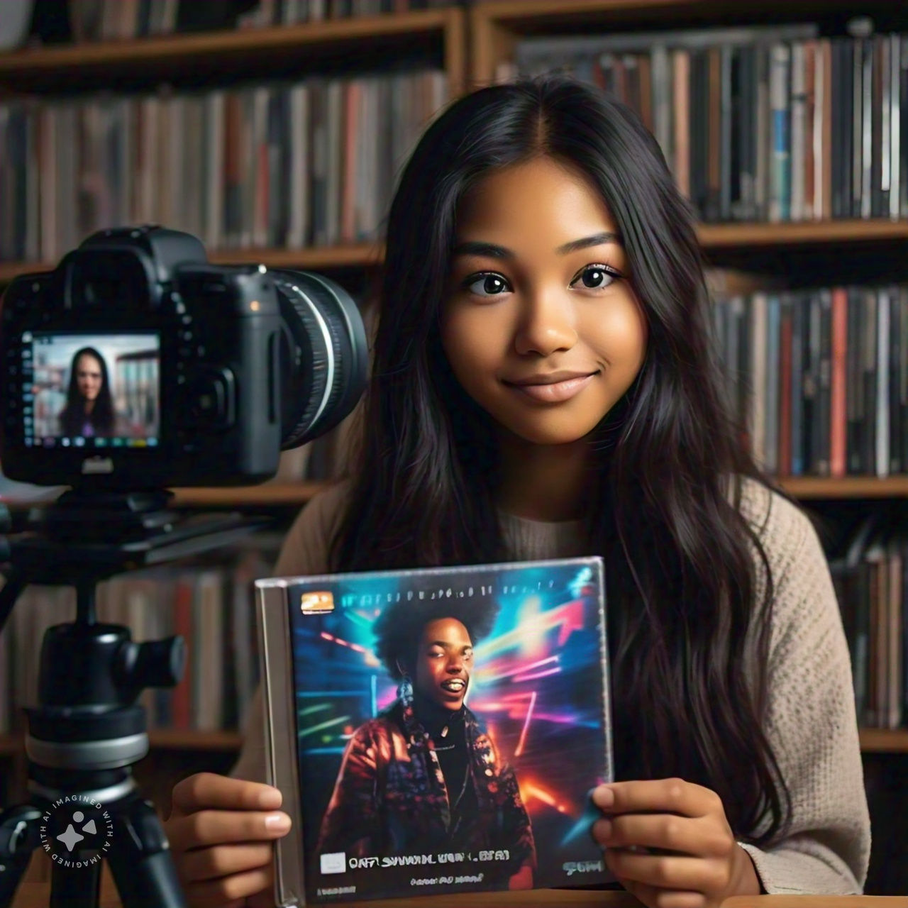 20 year old YouTuber she's making a reaction video to a new ...