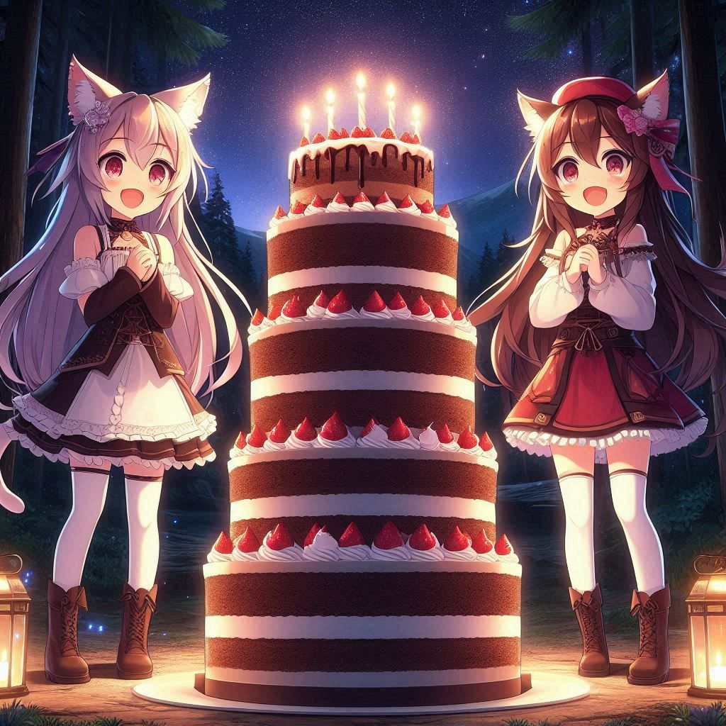 Improved version of cake by Blueribbonkat