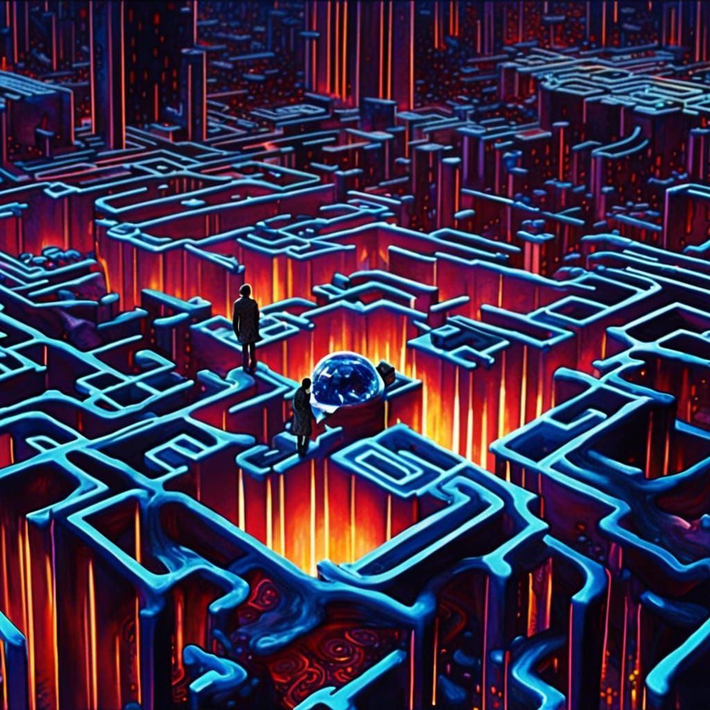 scuare crystal labyrinth   by @Lobita_Fangs_77