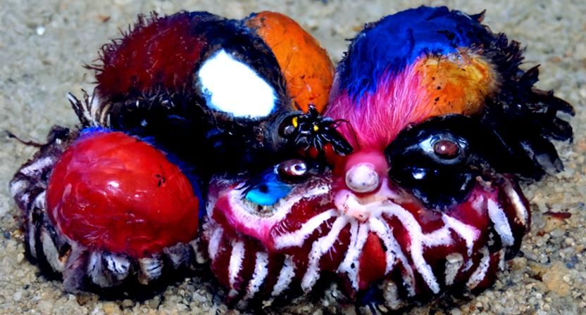 Clown Tarantula V9