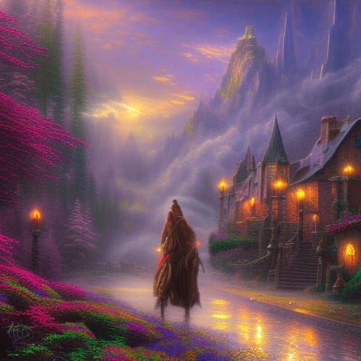 In the mist of a small town