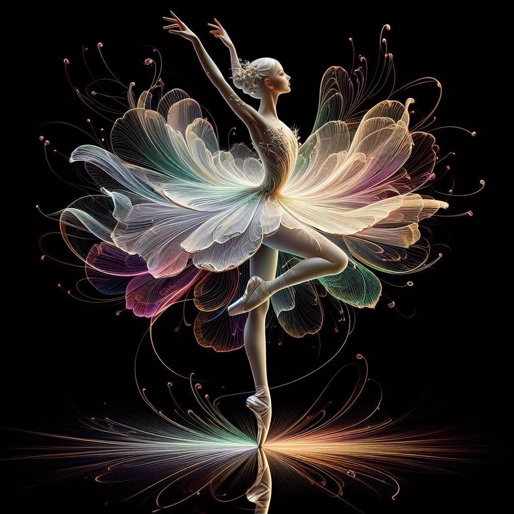 Flower ballerina  by @CloST 