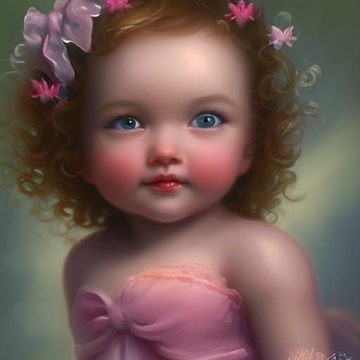 Happy Cutest Sweetest, Detailed Baby in a Stunningly Beautiful Amazing ...