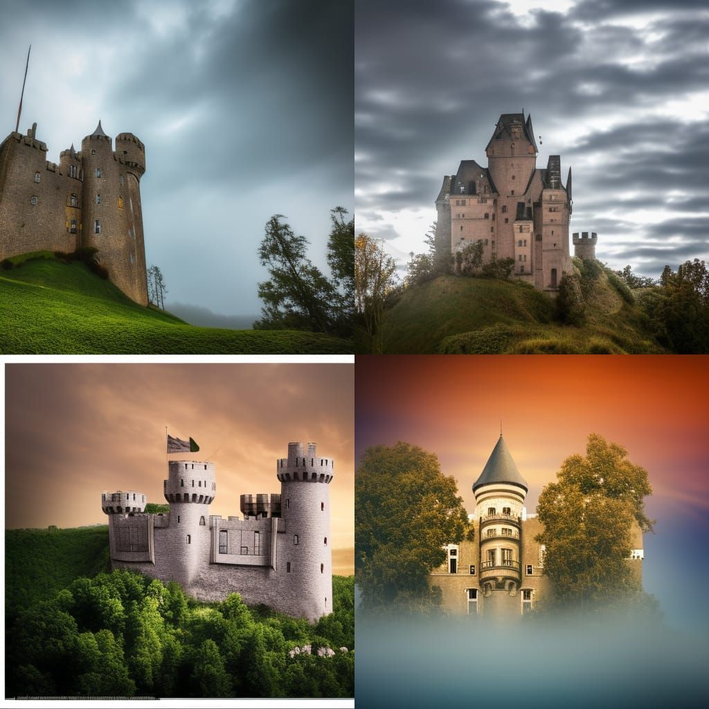 a castle in the clouds