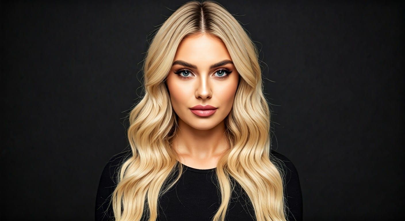 Нарисуй красивую девушку, модно и современно одетую