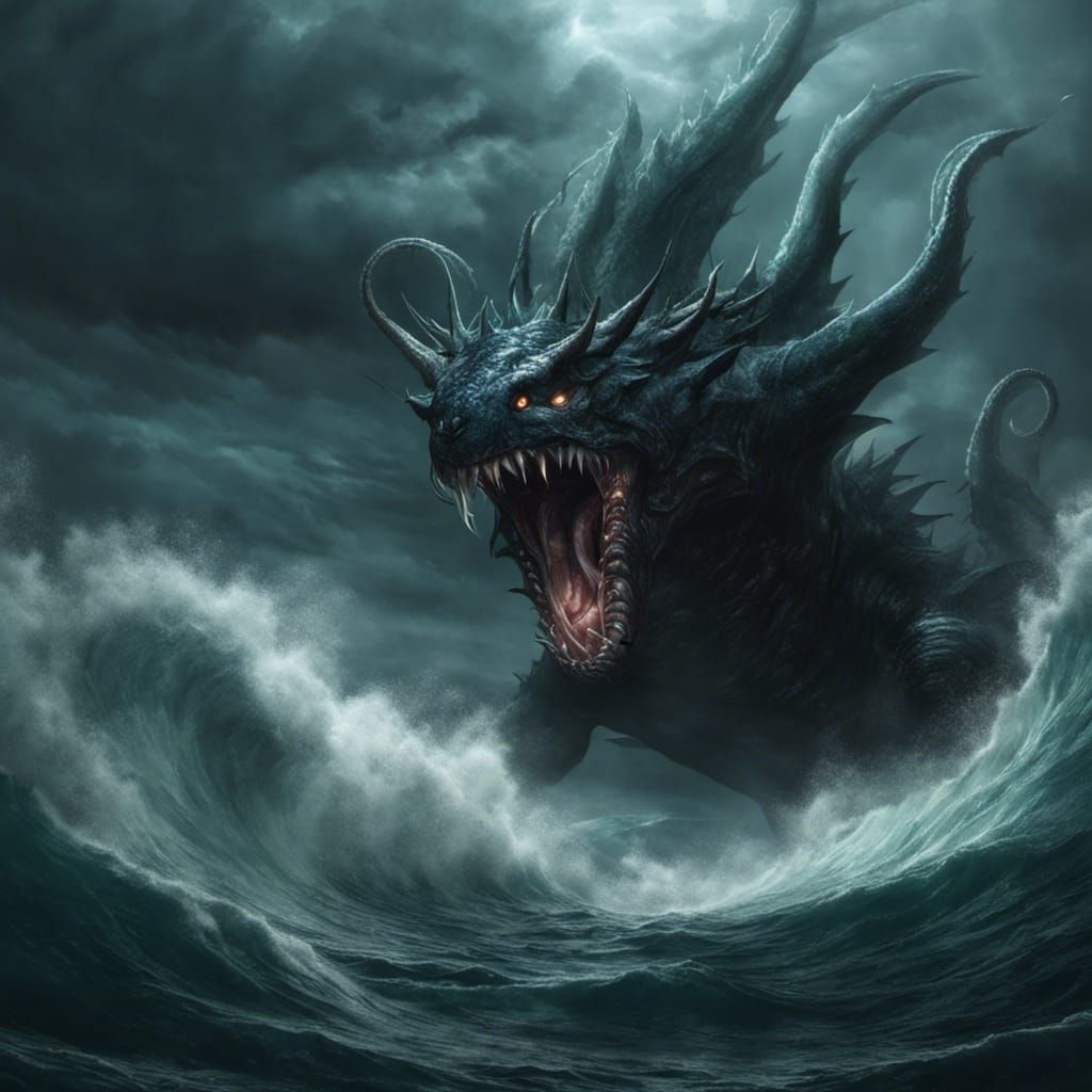 Black Leviathan - AI Generated Artwork - NightCafe Creator