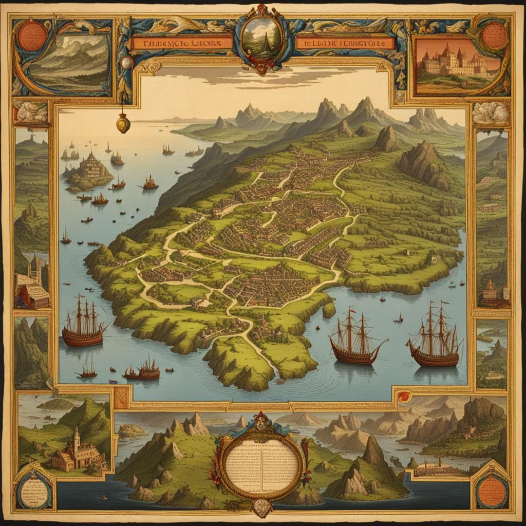 Map of the island