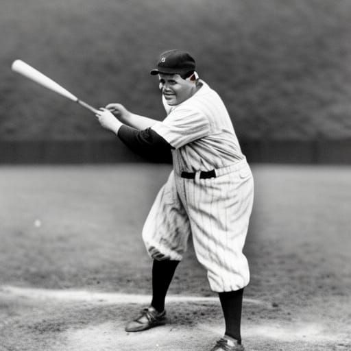 babe ruth in heaven - AI Generated Artwork - NightCafe Creator