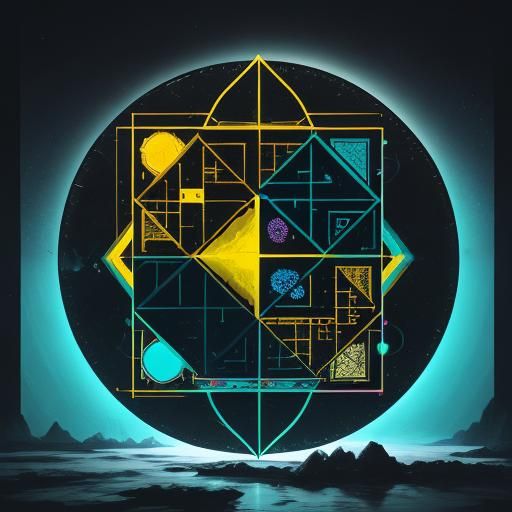 Liminal space type fantasy dungeon. Screen print, pop art, s...