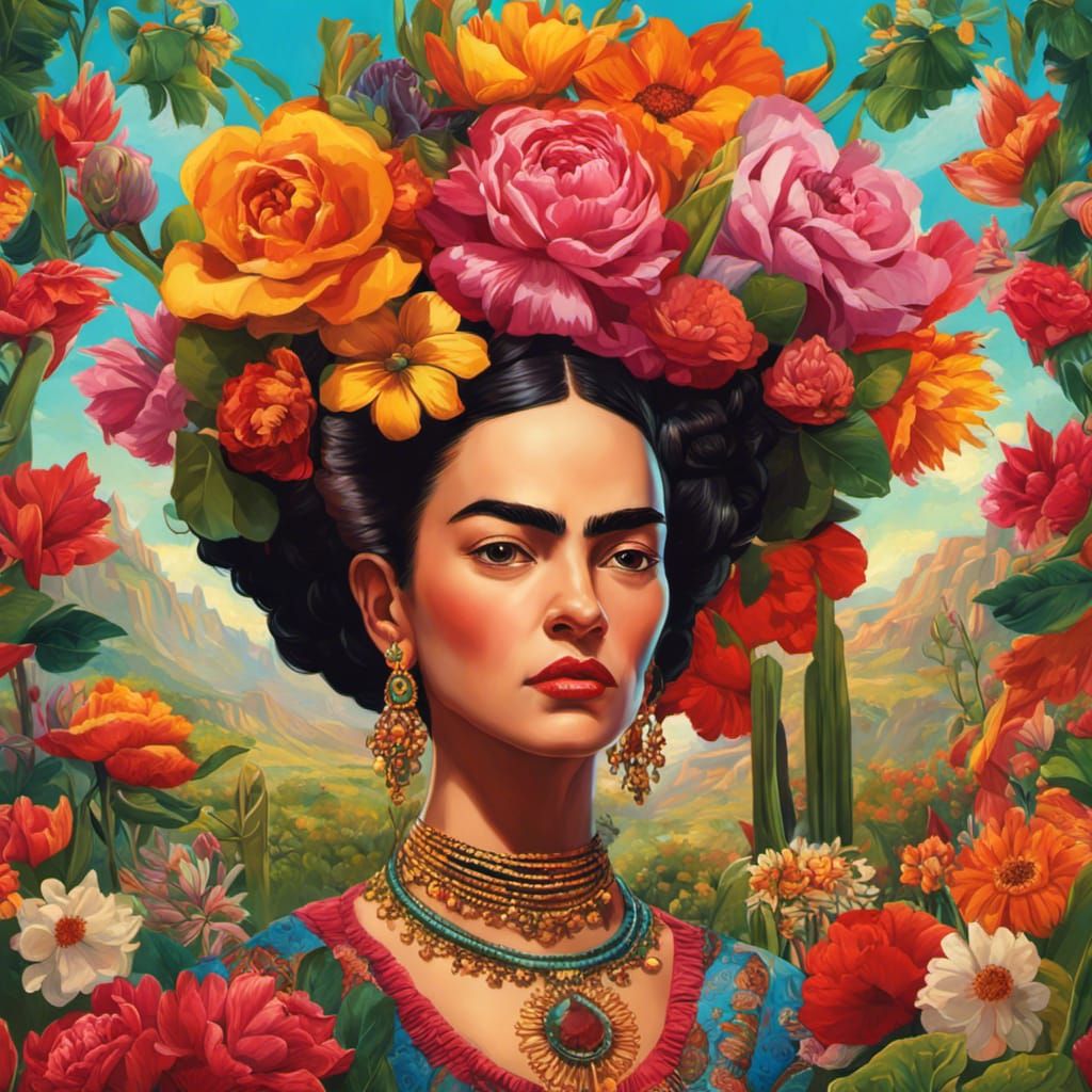 Frida Kahlo - AI Generated Artwork - NightCafe Creator