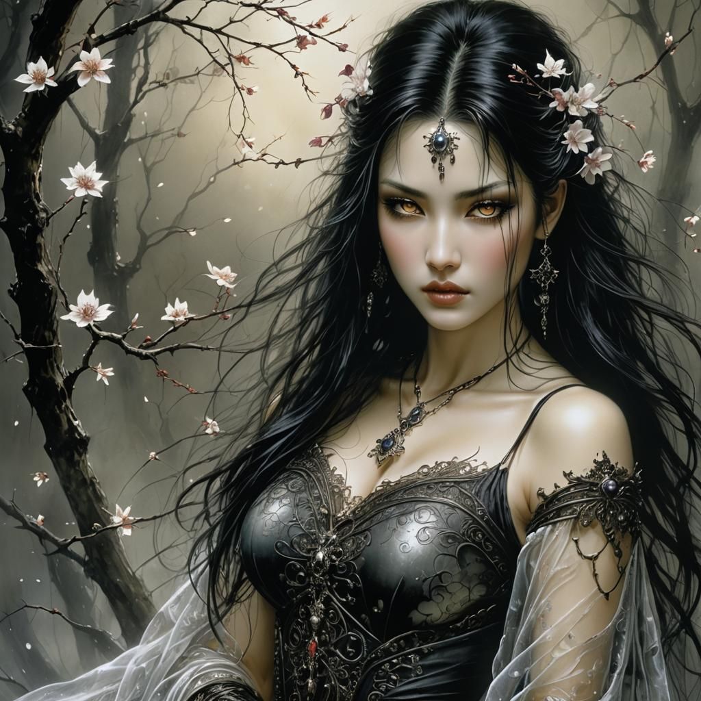 The Witch of Plum Forest   by @Tenya