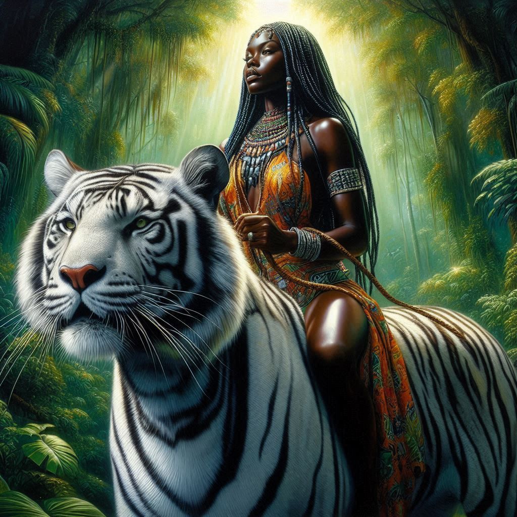 Princess on her Tiger