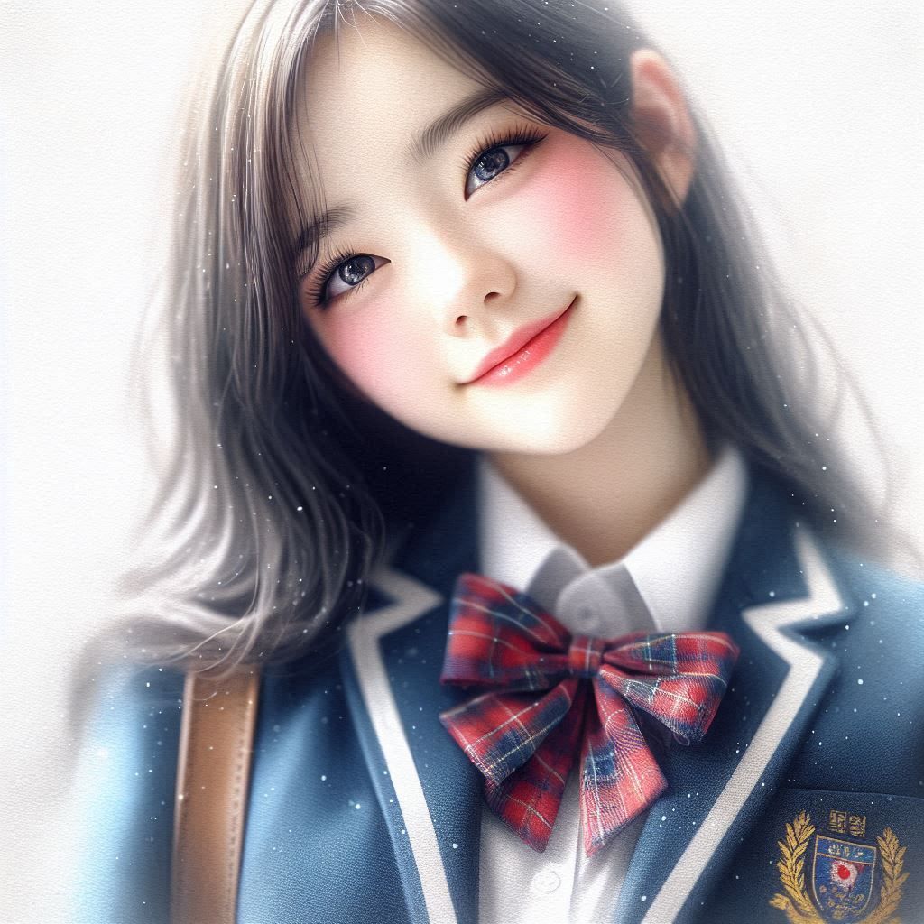 Portrait of a Korean middle school girl - Seo-yeon