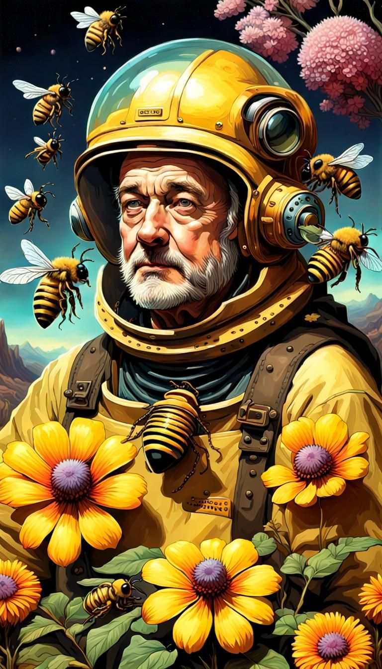 Bees Love Bill Murray - AI Generated Artwork - NightCafe Creator