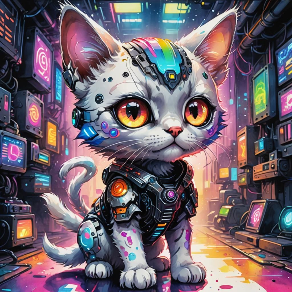 Cyborg kitty