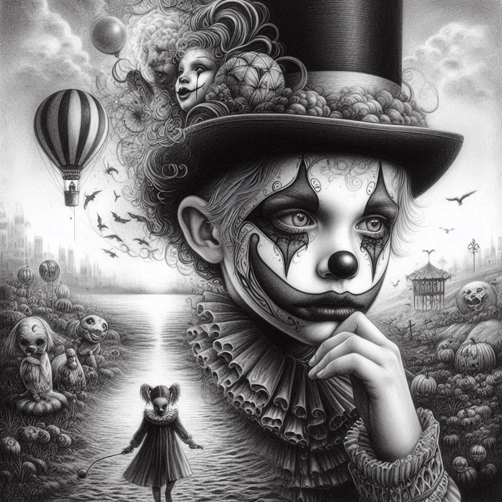 Gothic Clown Child
