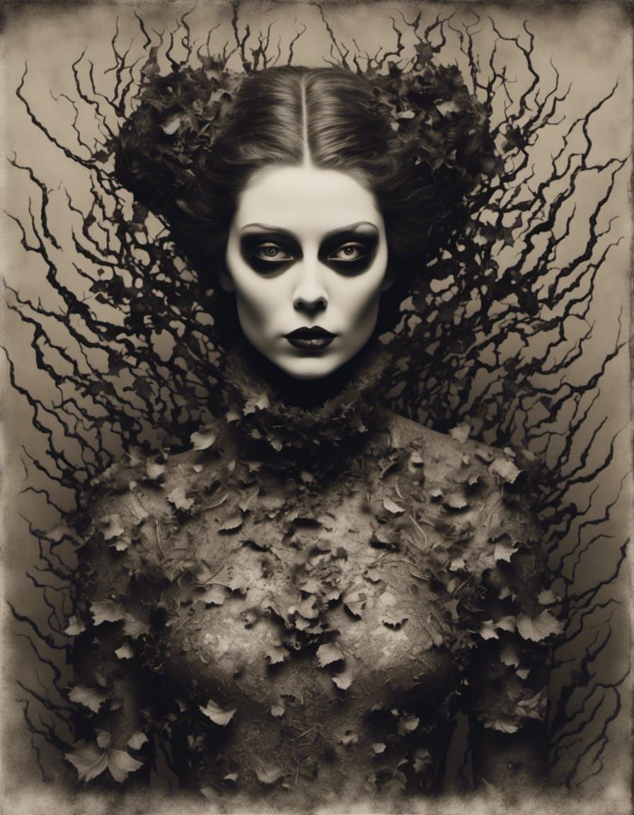 Photograph Portrait: "The Darkness from Beyond":- <lora:BearZarreV2:1.0> 