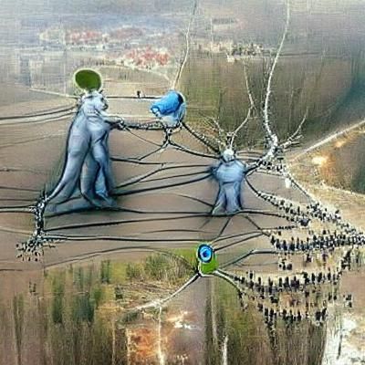 Connected human hivemind :)