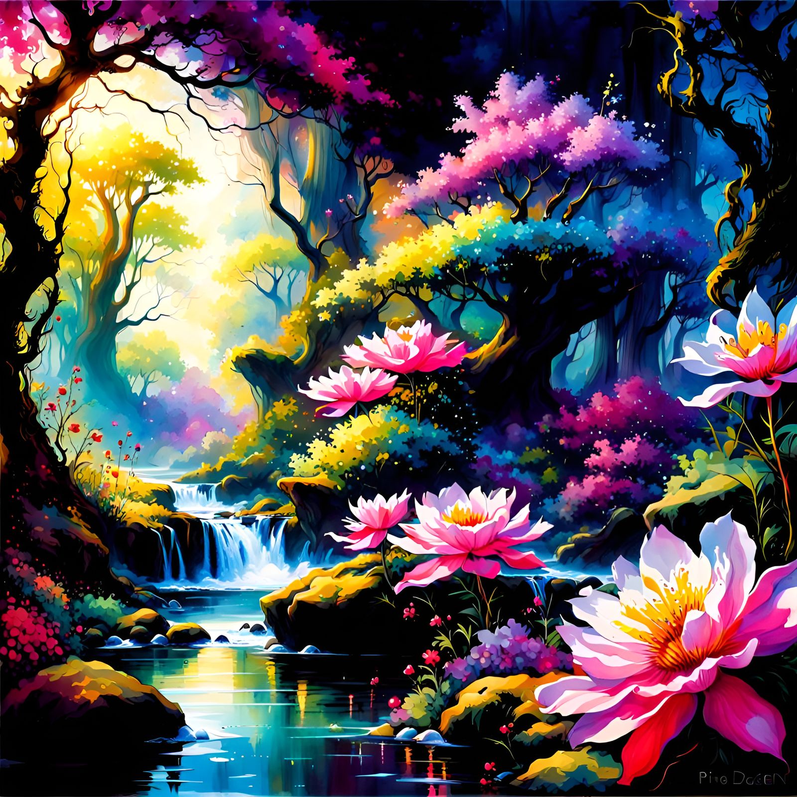 River Fairies Background