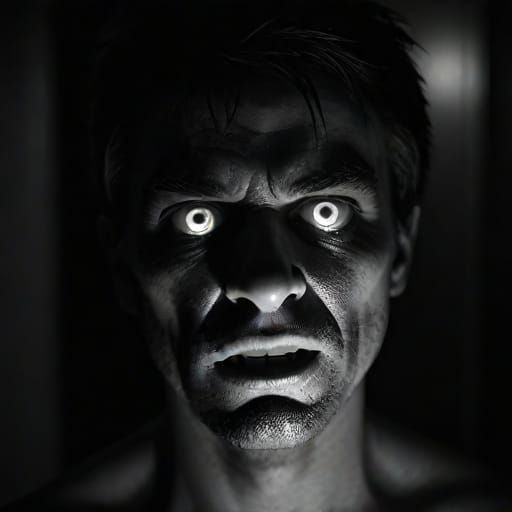 Terrifying pure evil human with creepy eyes👁️👁️🫵🥶