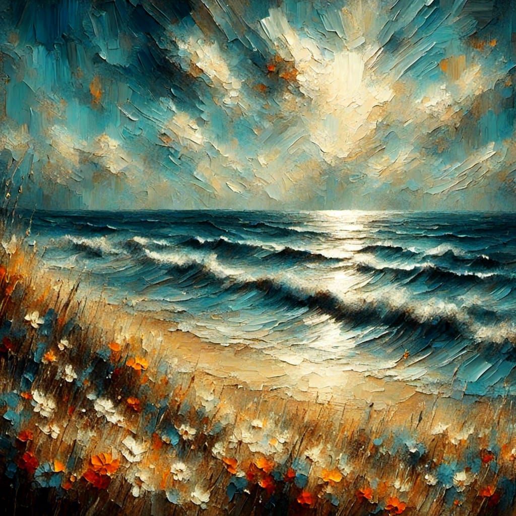 <lora:Chiaroscuro:1.0>sunny day at the beach