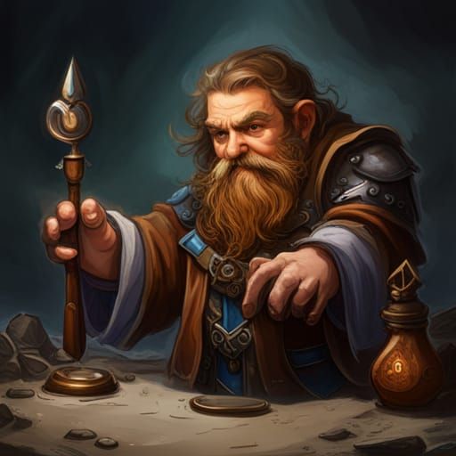 Dwarf alchemist - AI Generated Artwork - NightCafe Creator