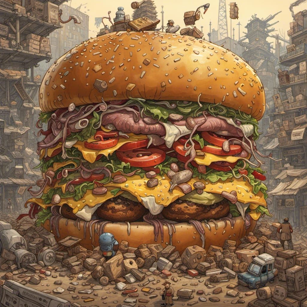 JUNK FOOD  by @Sardonic Grin