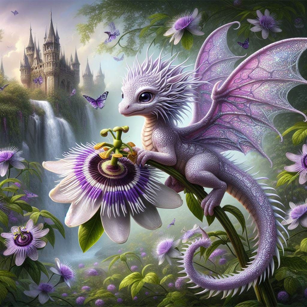 Lilac passionflower Dragon