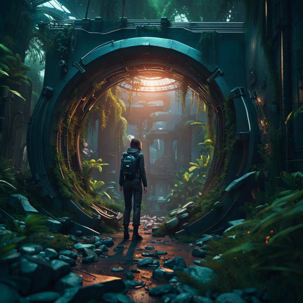 Returning to the Old Lab  by @mathy_art_girl_305