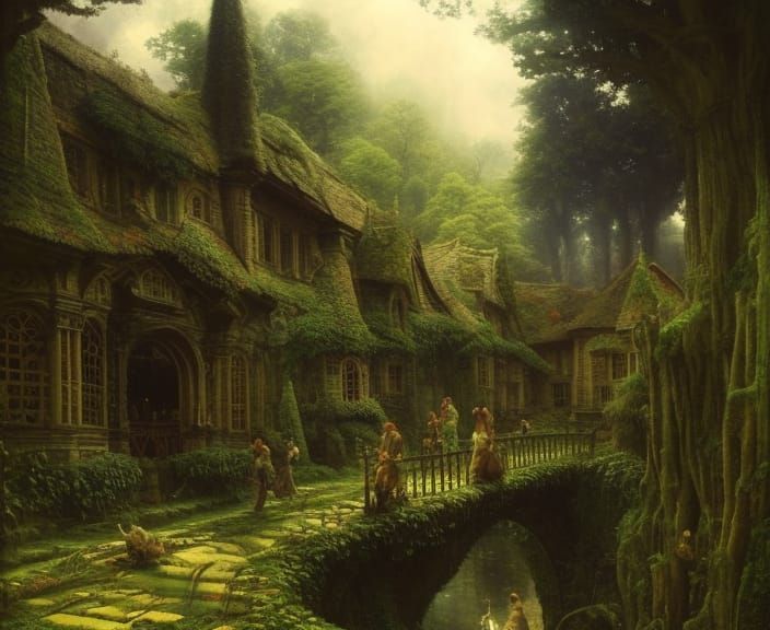 The very secluded Village of Greenwitch   by @Rob Mann