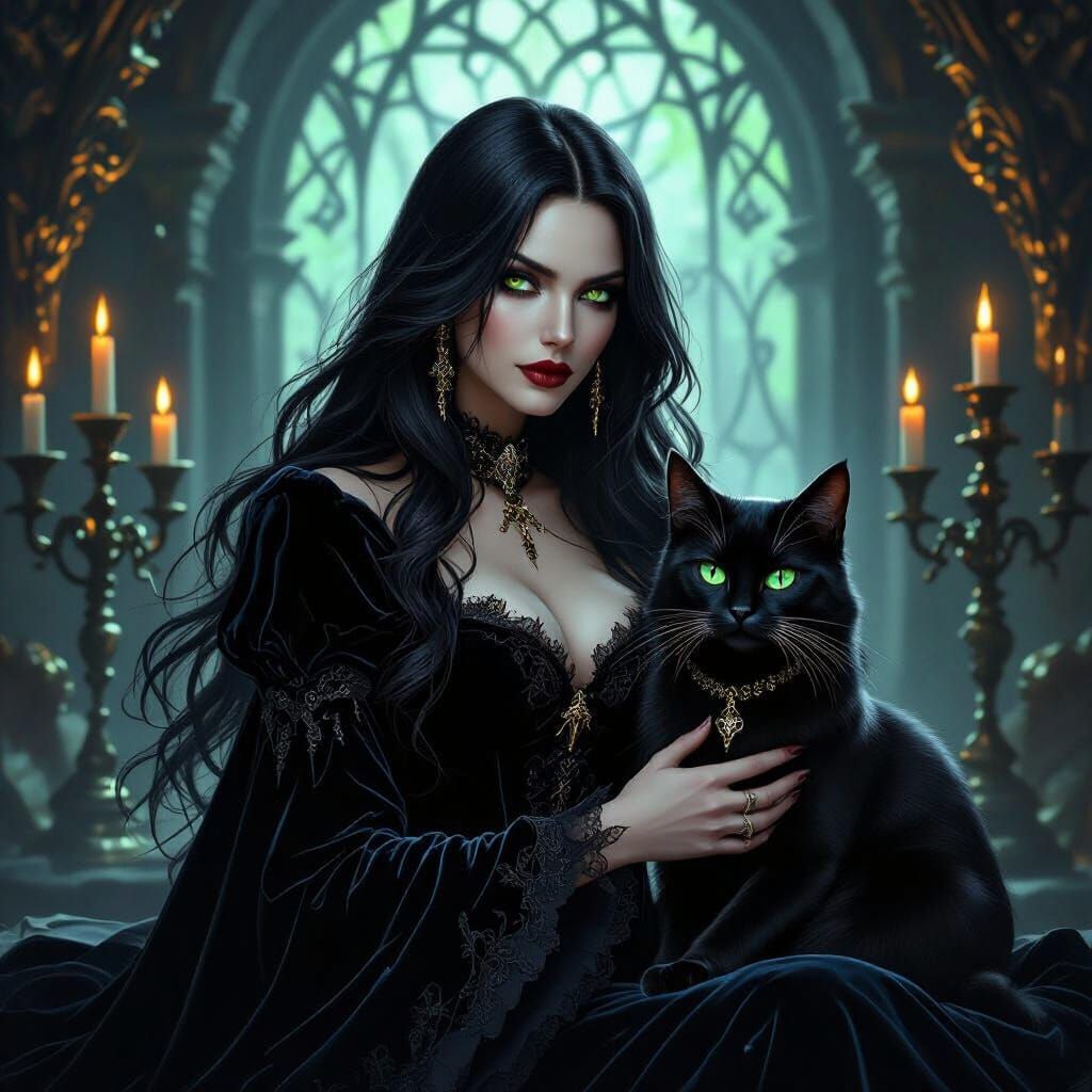 Gothic Sorceress  by @Sebastian