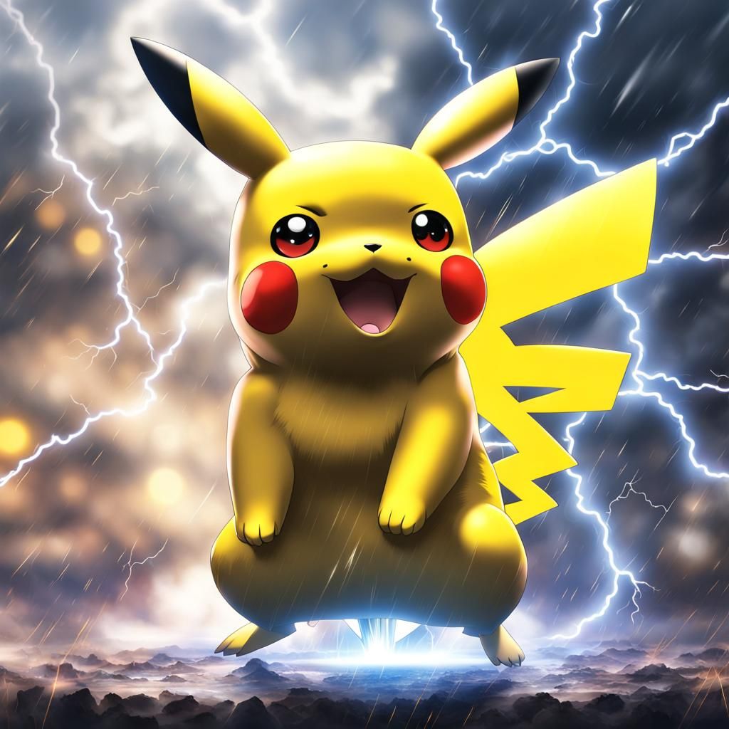 Pikachu!! - AI Generated Artwork - NightCafe Creator