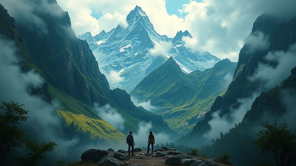 En montagne   by @Pere_Jean-Se