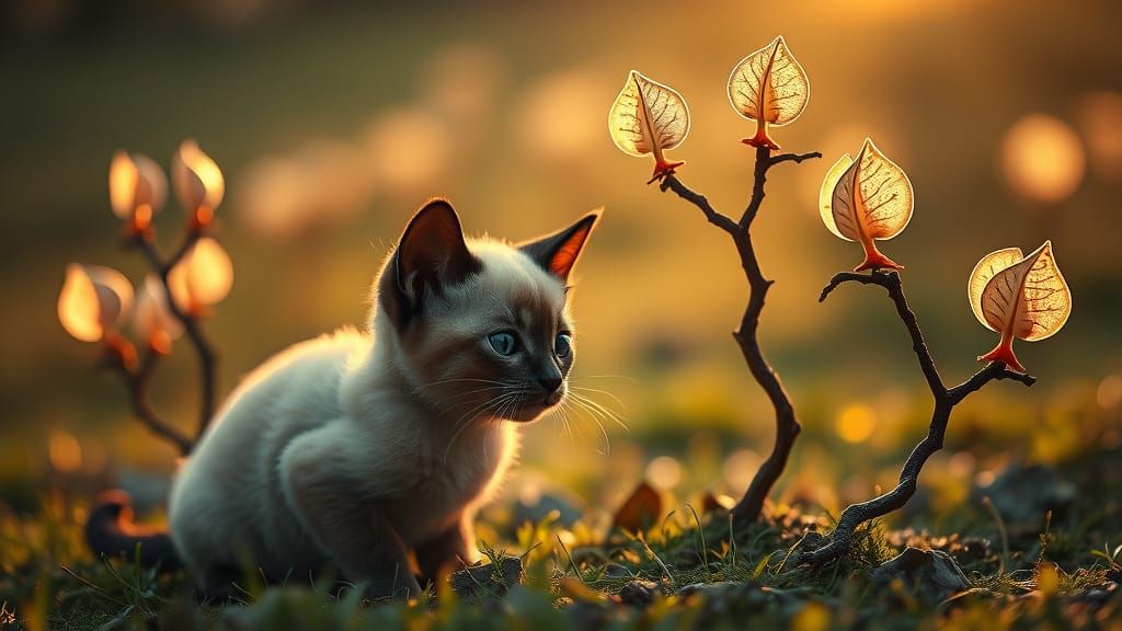 Gatito con ambre  by @El faro loco