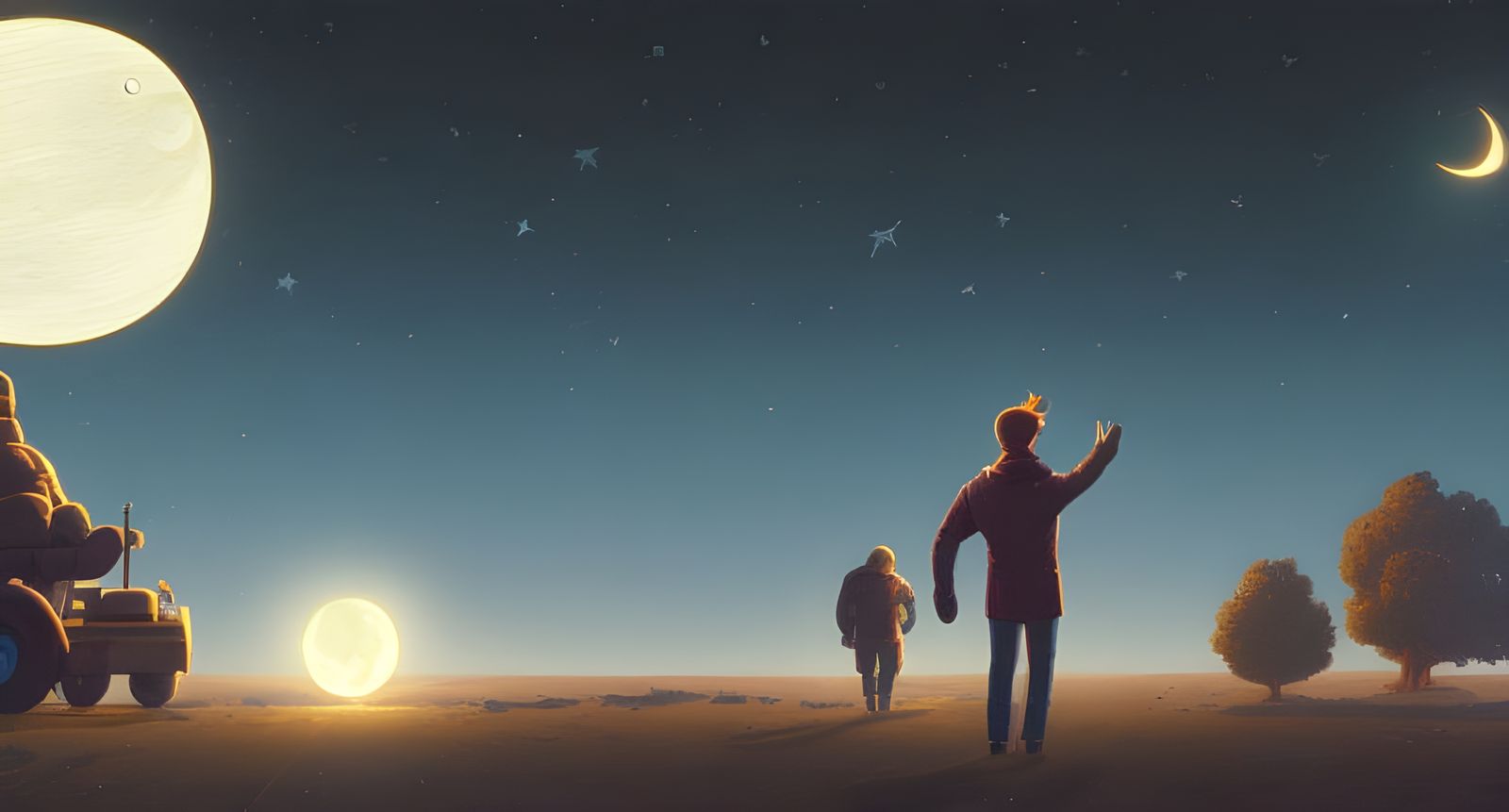 That One Over There! 🌕✨
