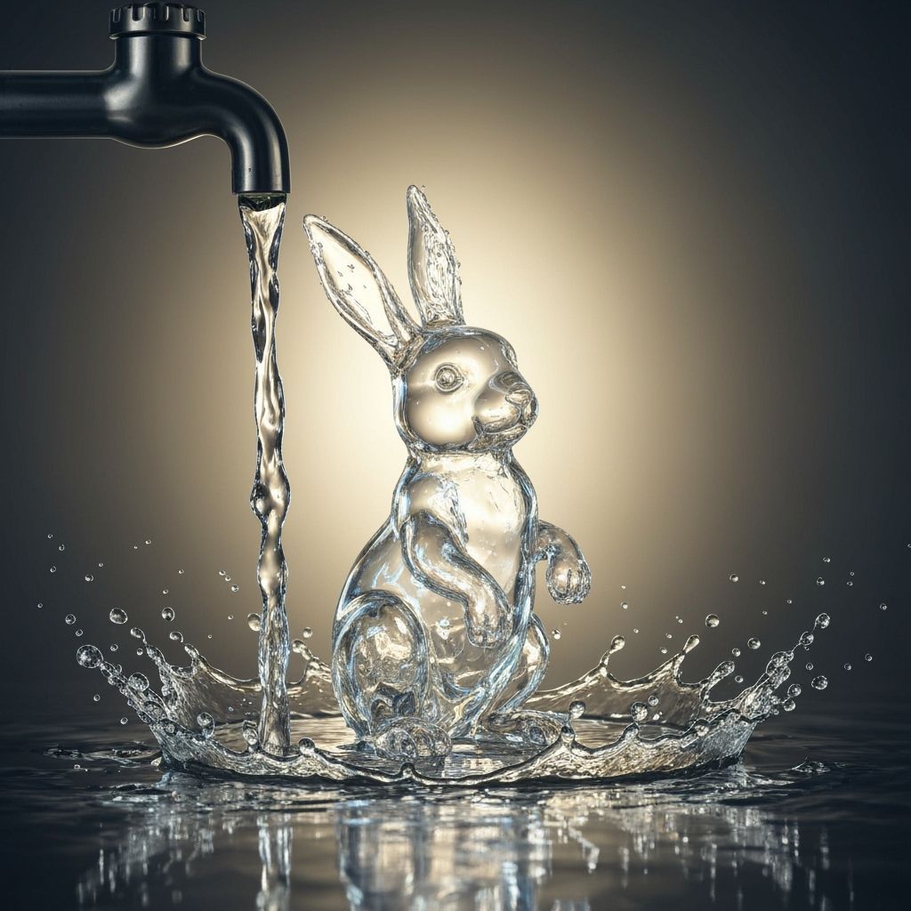 Water rabbit   by @420Icequeen